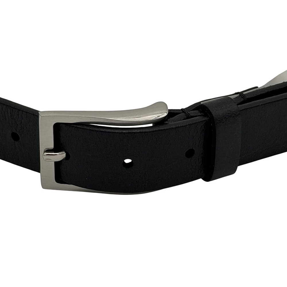 Stone Mountain Men's Black Genuine Leather Belt Size M 26–28 NWT